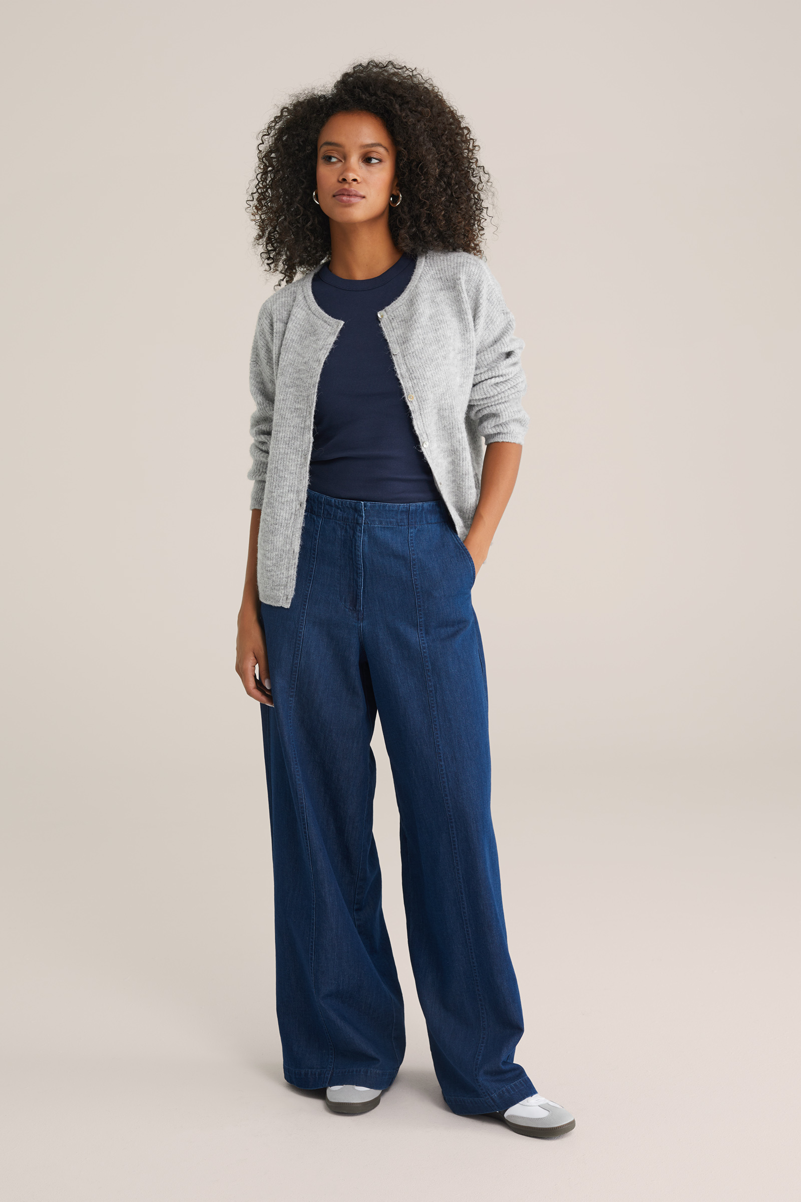 Dames tanktop van ribstof