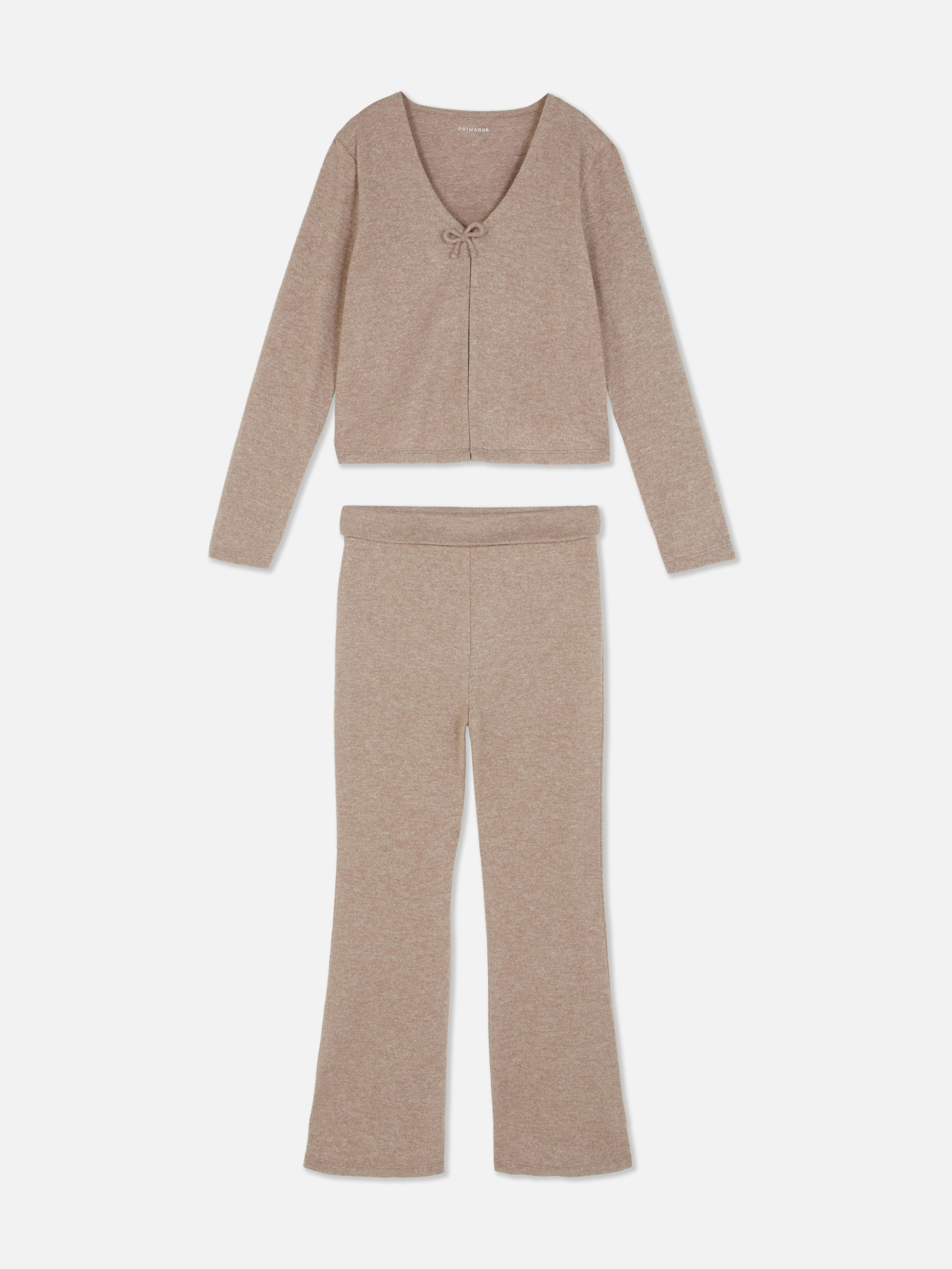 7-15yrs | V-Neck Cardigan and Leggings Set
