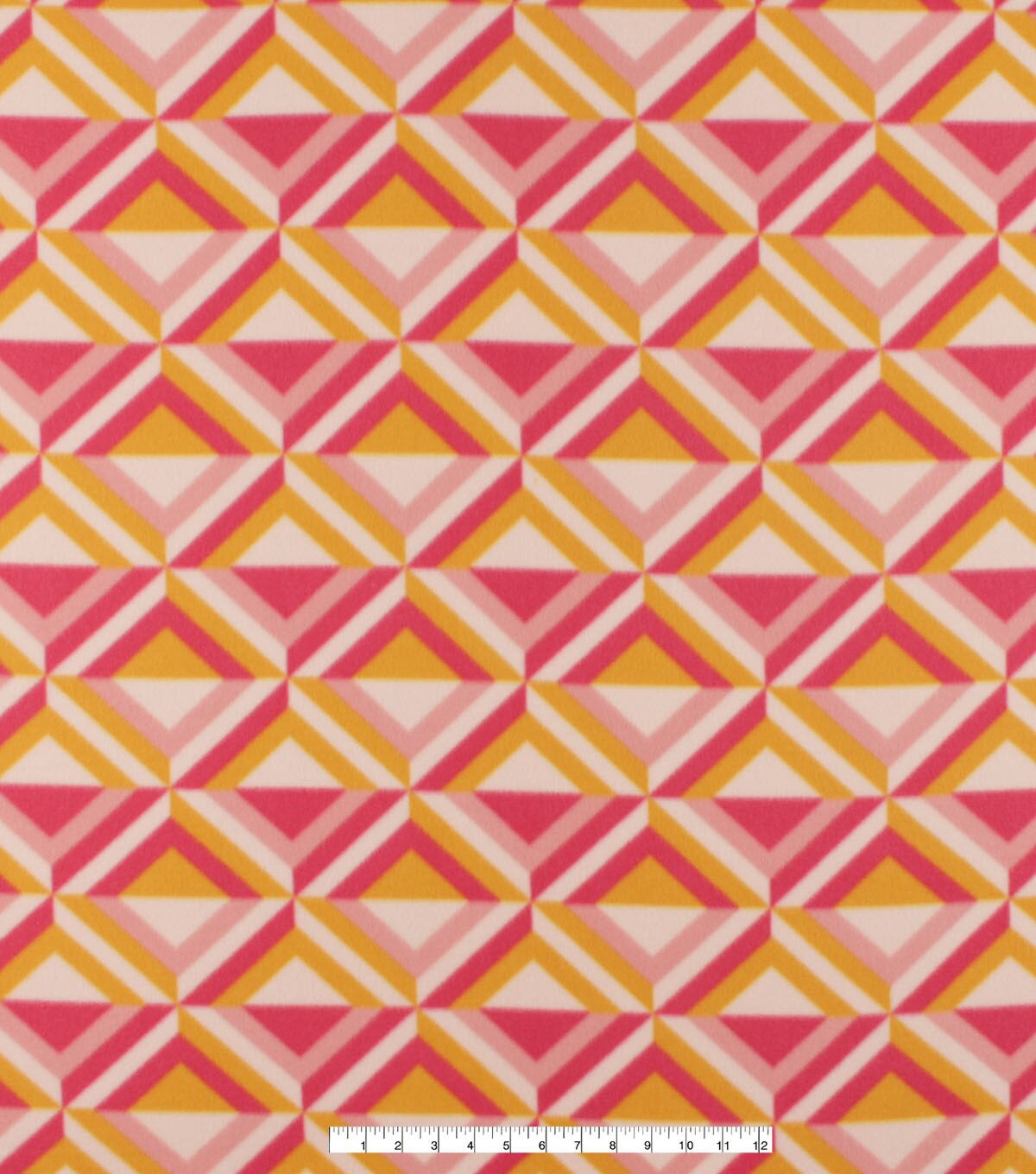Retro Diamonds Blizzard Fleece Fabric
