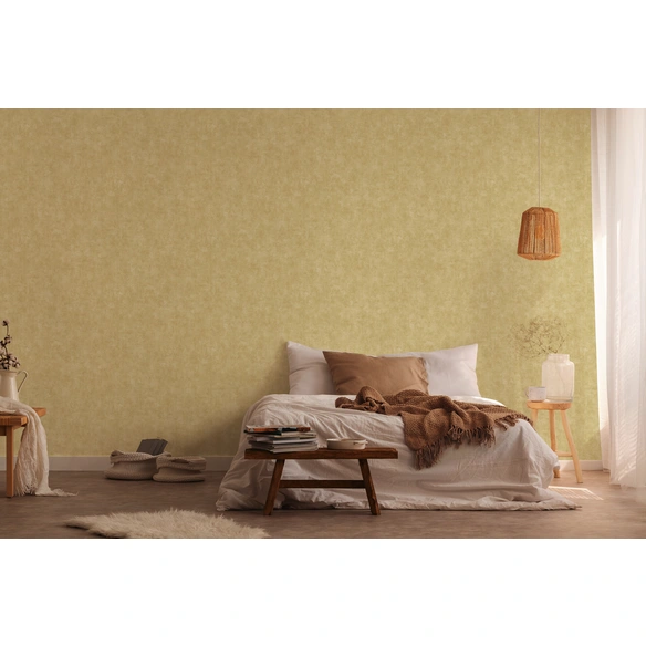 Vliestapete, BxL: 53 x 1005 cm, ocker