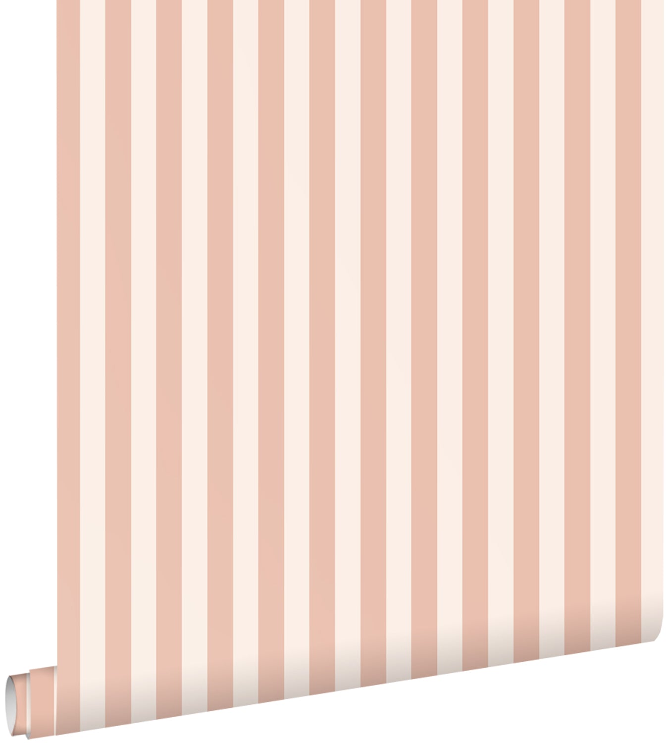 ESTAhome behang strepen terracotta roze - 53 cm x 10.05 m - 130950