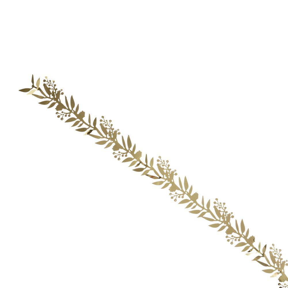 Guirlande feuillage doré 168cm