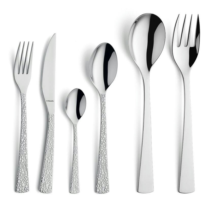 LIVIA RONDA - Ménagère 50 couverts en Acier Inoxydable