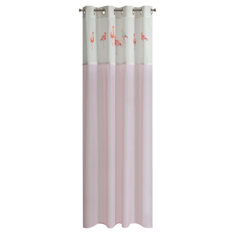 Zasłona na przelotkach FLAMINGO 140x250 różowa