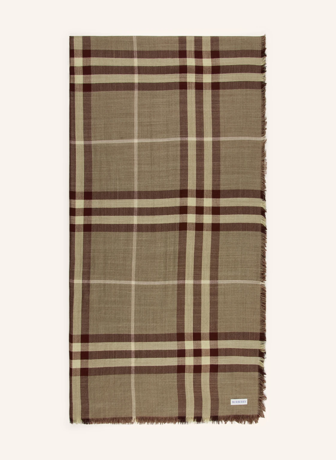BURBERRY Schal mit Seide