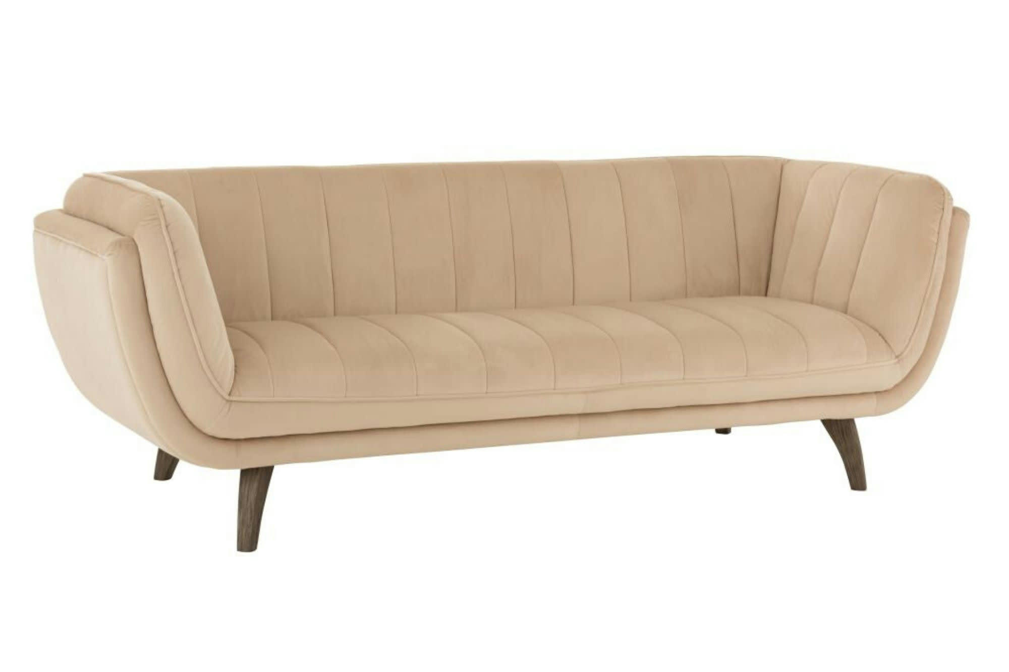 BETTY - Canapé droit 3 places vintage