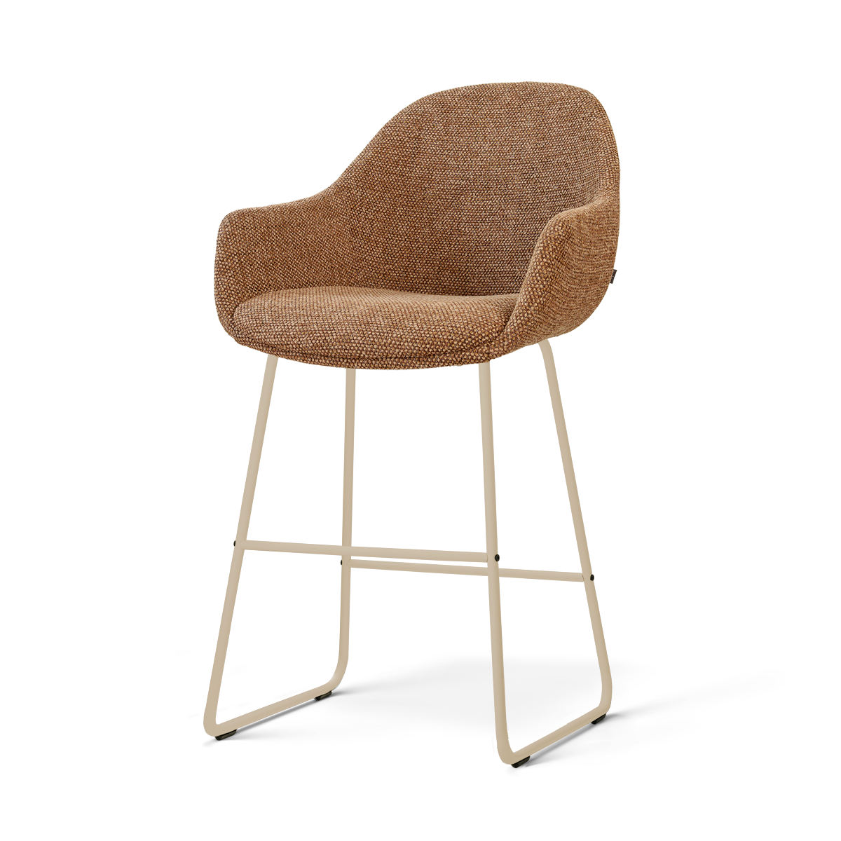 Nolon Nino-Mae barkruk bruin blend - beige onderstel - 65 cm