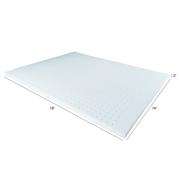 Bluestone 2-inch Gel Infused Memory Foam Mattress Topper