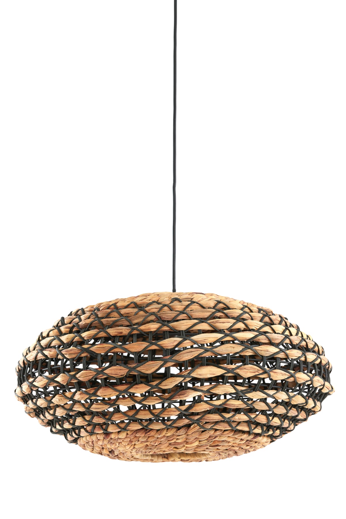 Light & Living hanglamp TRIPOLI - zwart - Ø50x23.5cm