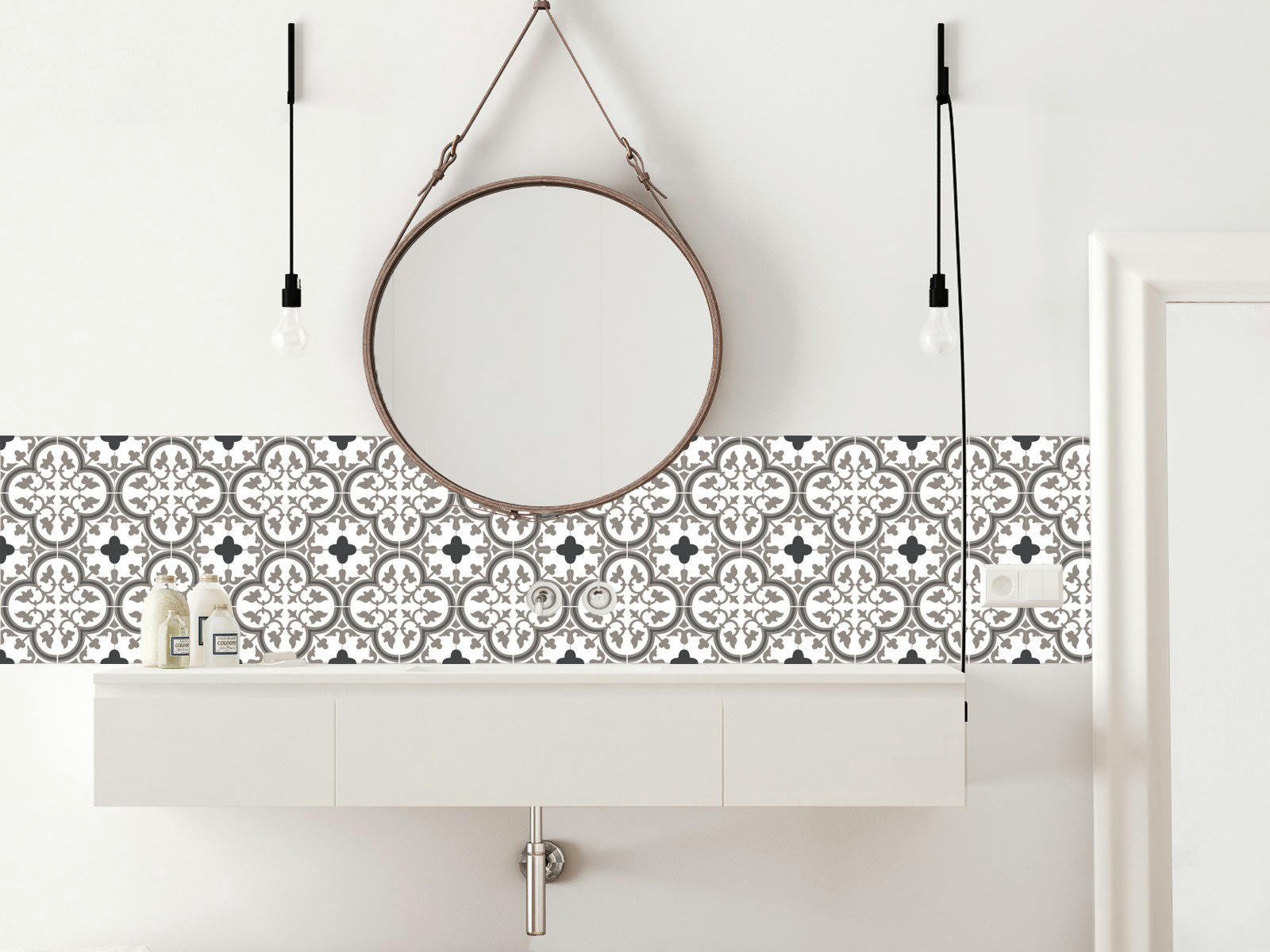 - Crédence adhésive tuileries moka 40cmx2m