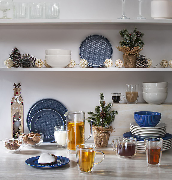 Salaterka Marrakesz ceramiczna 400 ml niebieska