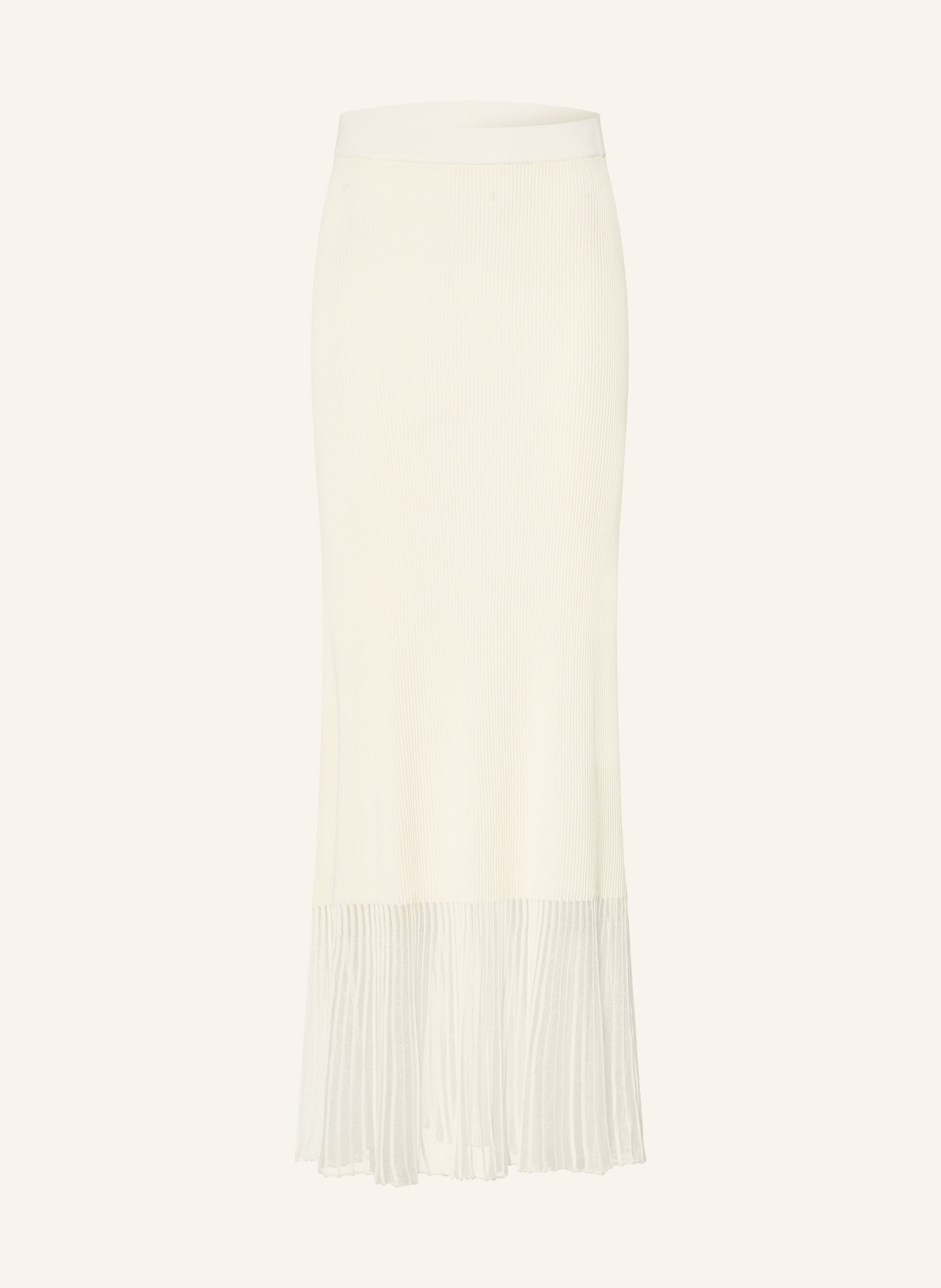 CLAUDIE PIERLOT Strickrock mit Plissees