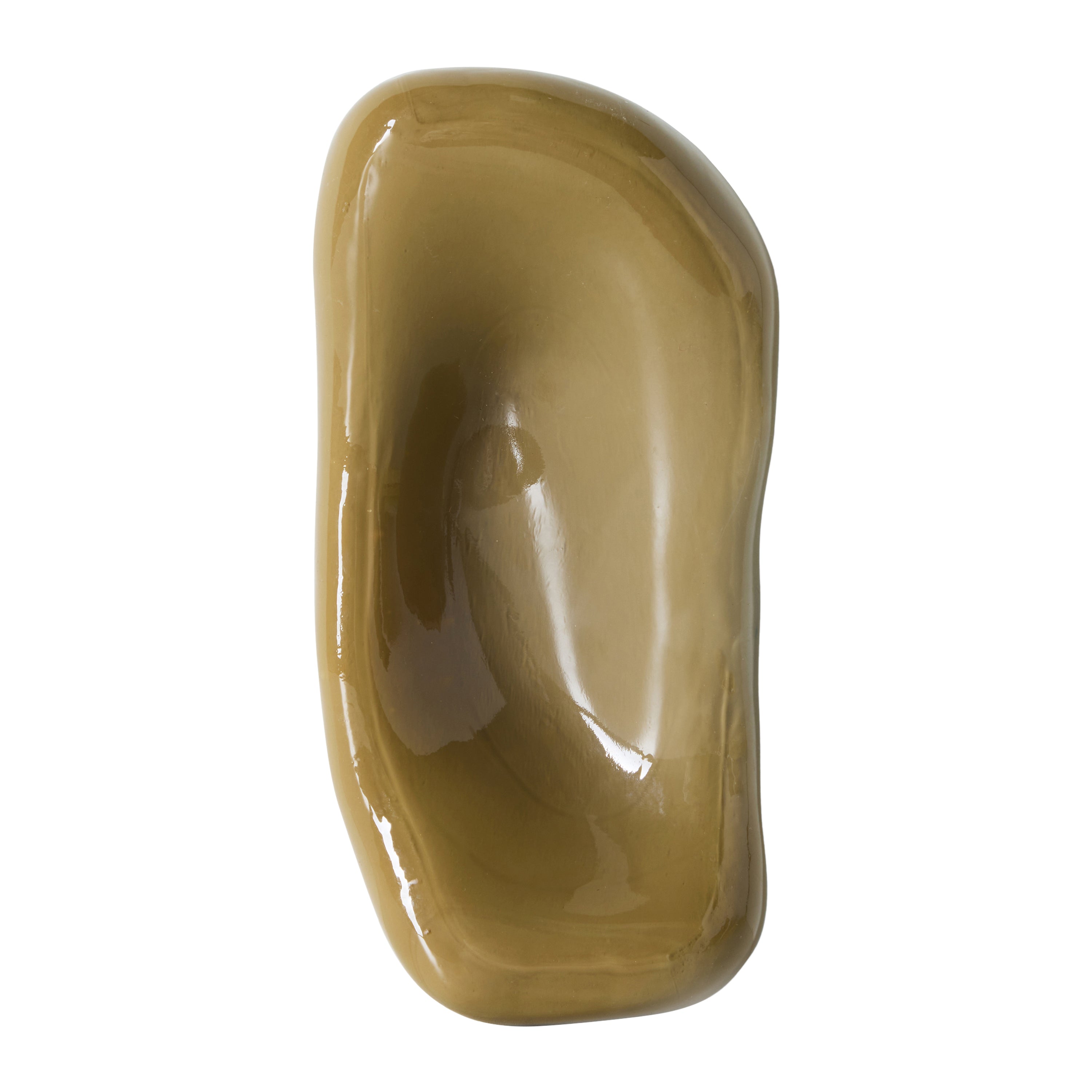 HKliving Glass Sculpture Wandornament - Moss