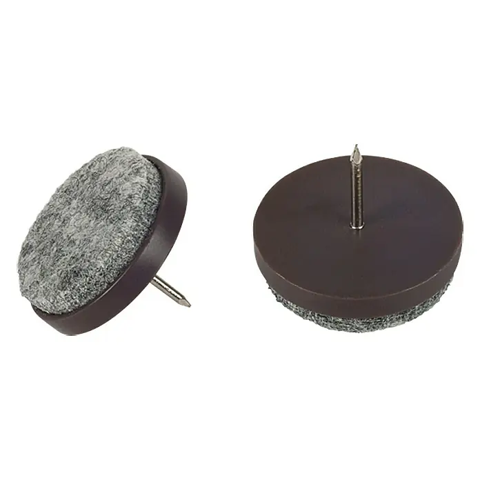 MØBELKNOTTER STABILIT MED STIFT BRUN 28MM 12STK