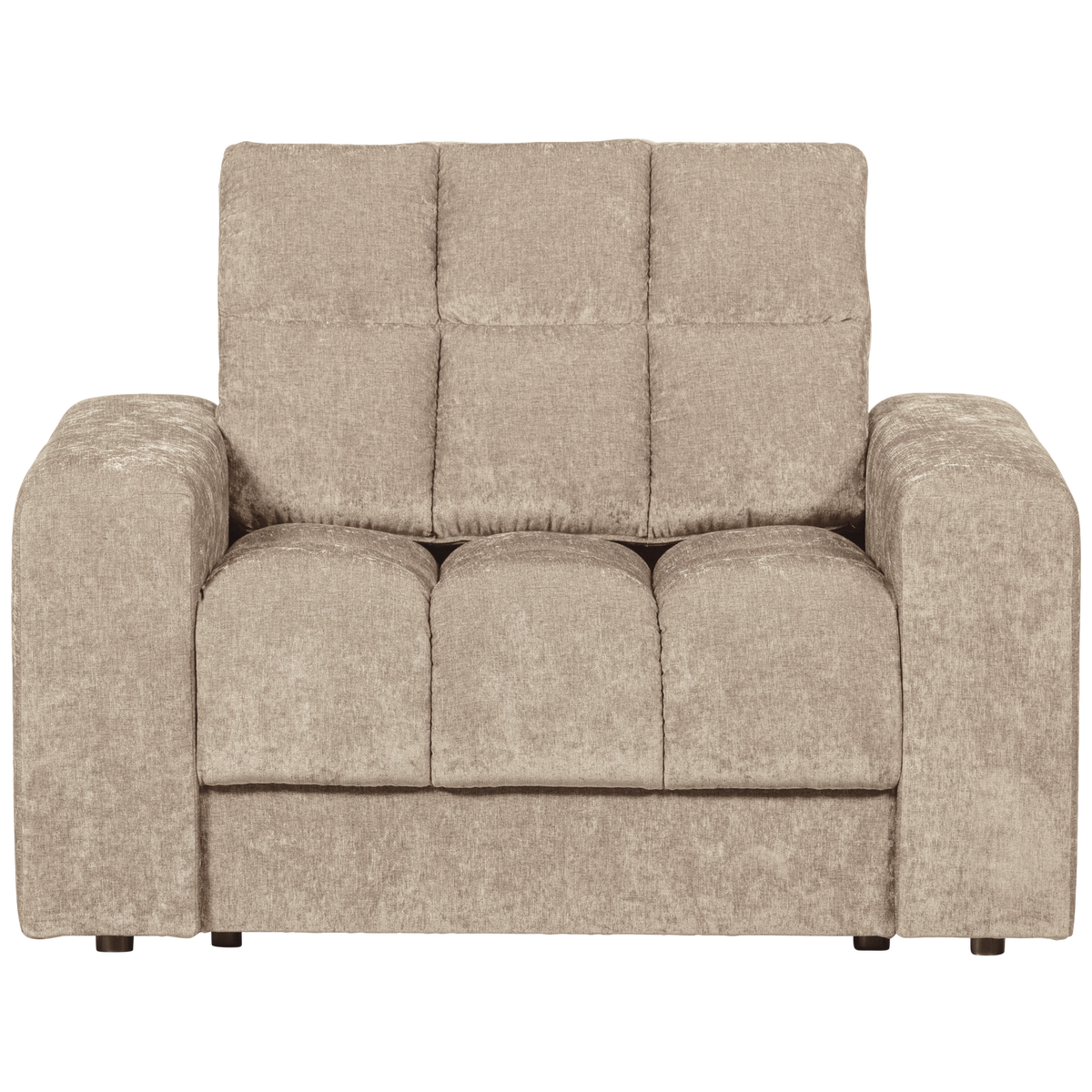WOOOD fauteuil Second Date - Vintage - Nougat - 78x103x99
