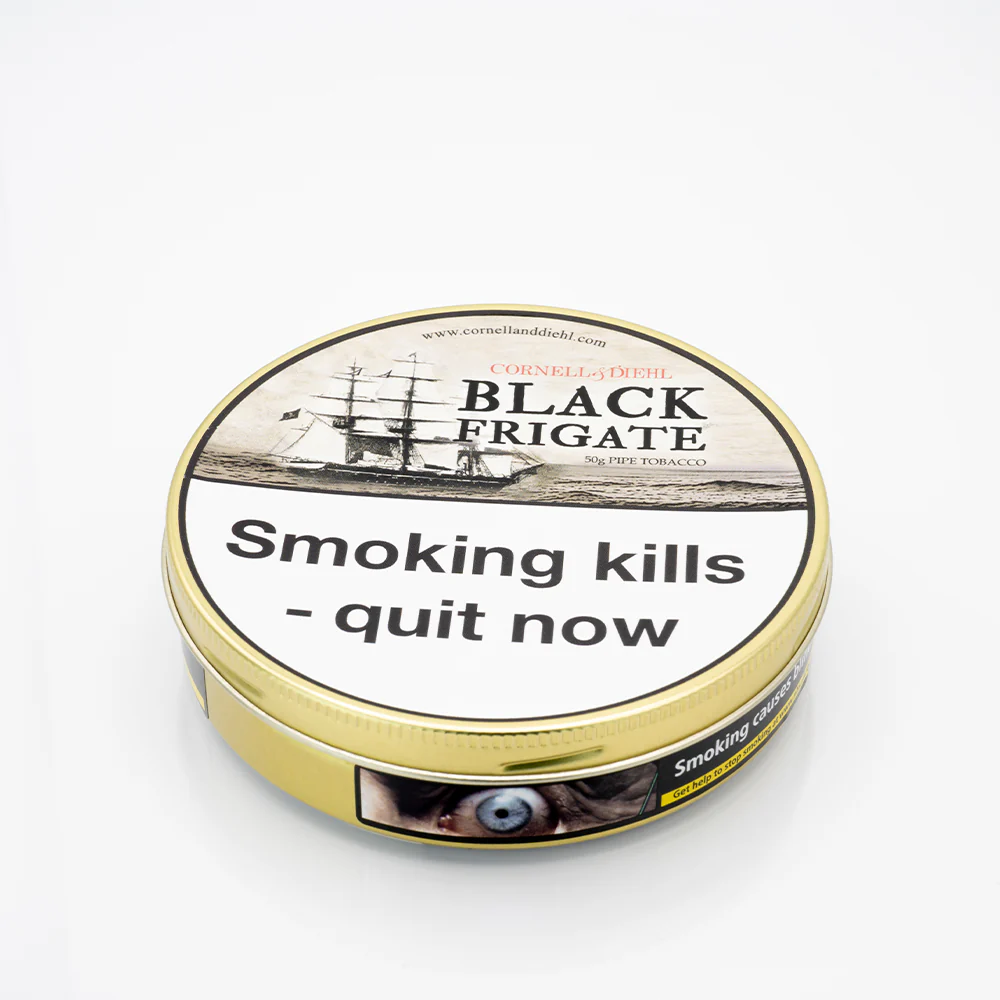 Cornell & Diehl Black Frigate Pipe Tobacco 50g Tin
