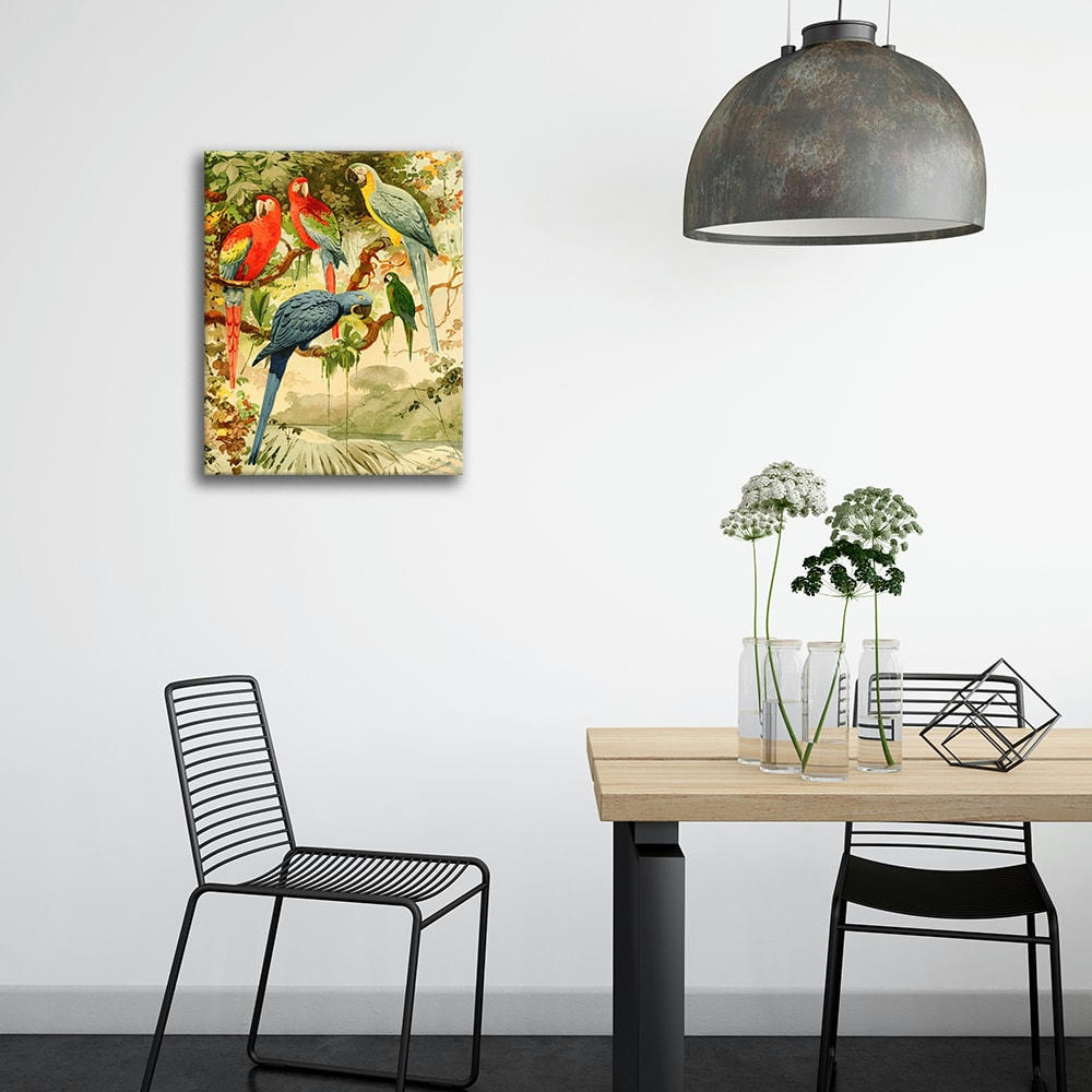 - Tableau - Aras - Emil August Goeldi 60x80cm