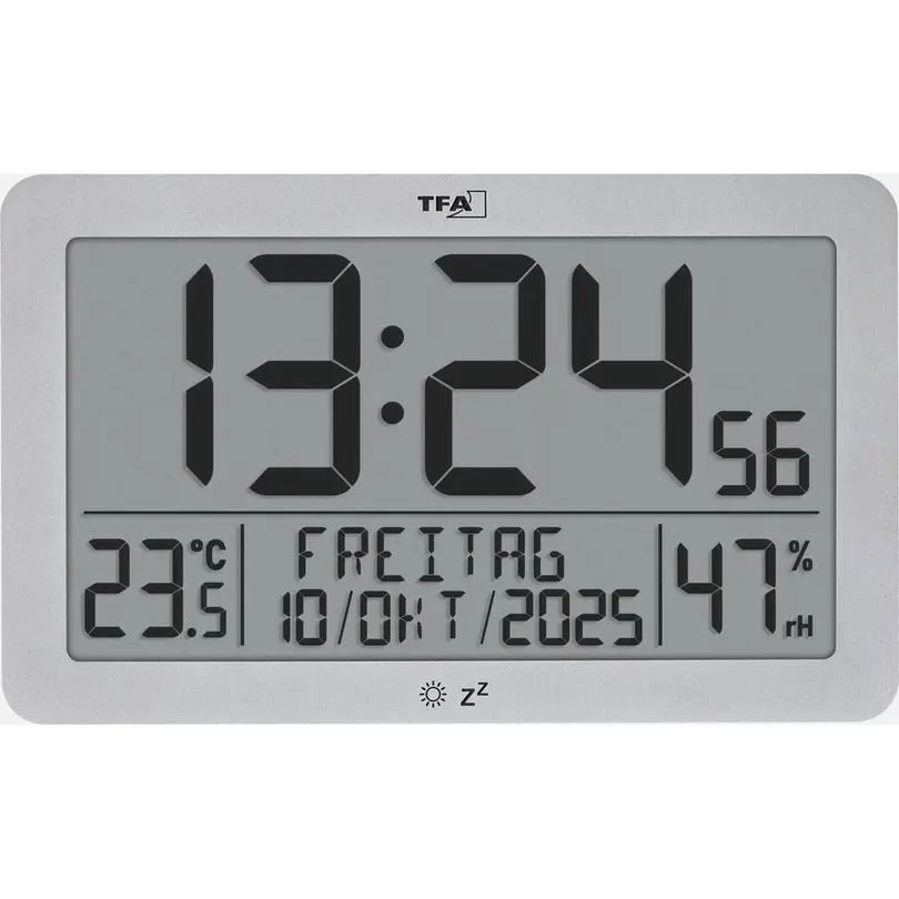 Wecker Digitale Funkuhr mit Raumklima