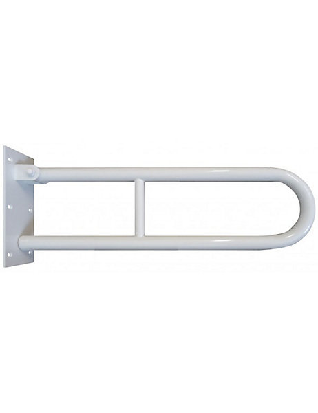 Barre d'appui relevable en forme U HELP blanc comaxite-Blanc-60x25x10cm-Blanc-10 ---10