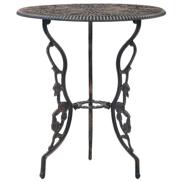 Zestaw bistro Brąz Aluminium vidaXL