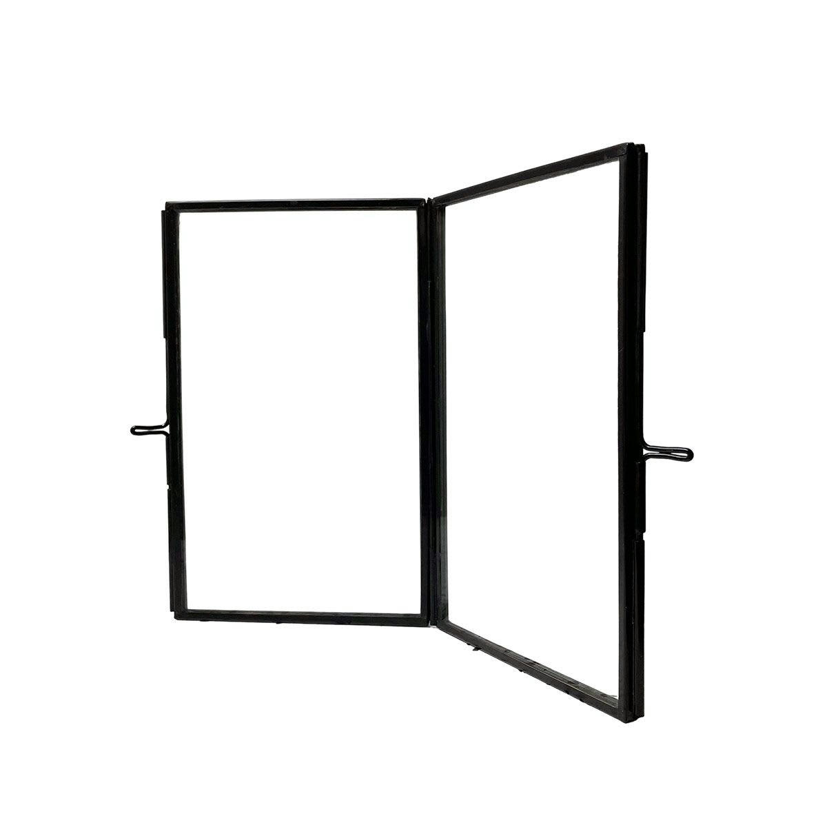 MIRA - Cadre photo double à poser en verre