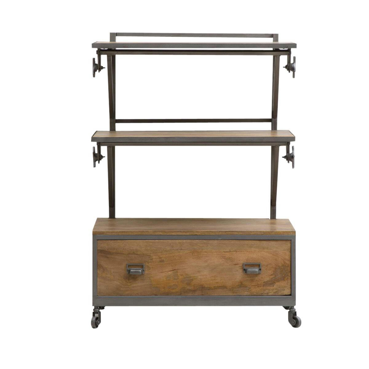 BRISBANE - Etagère en bois marron 80 cm