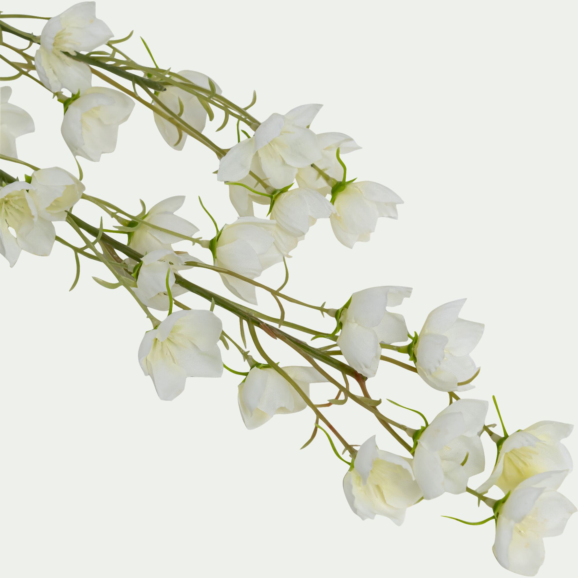 MEYLI - Branche de buttercup artificielle H85cm - blanc