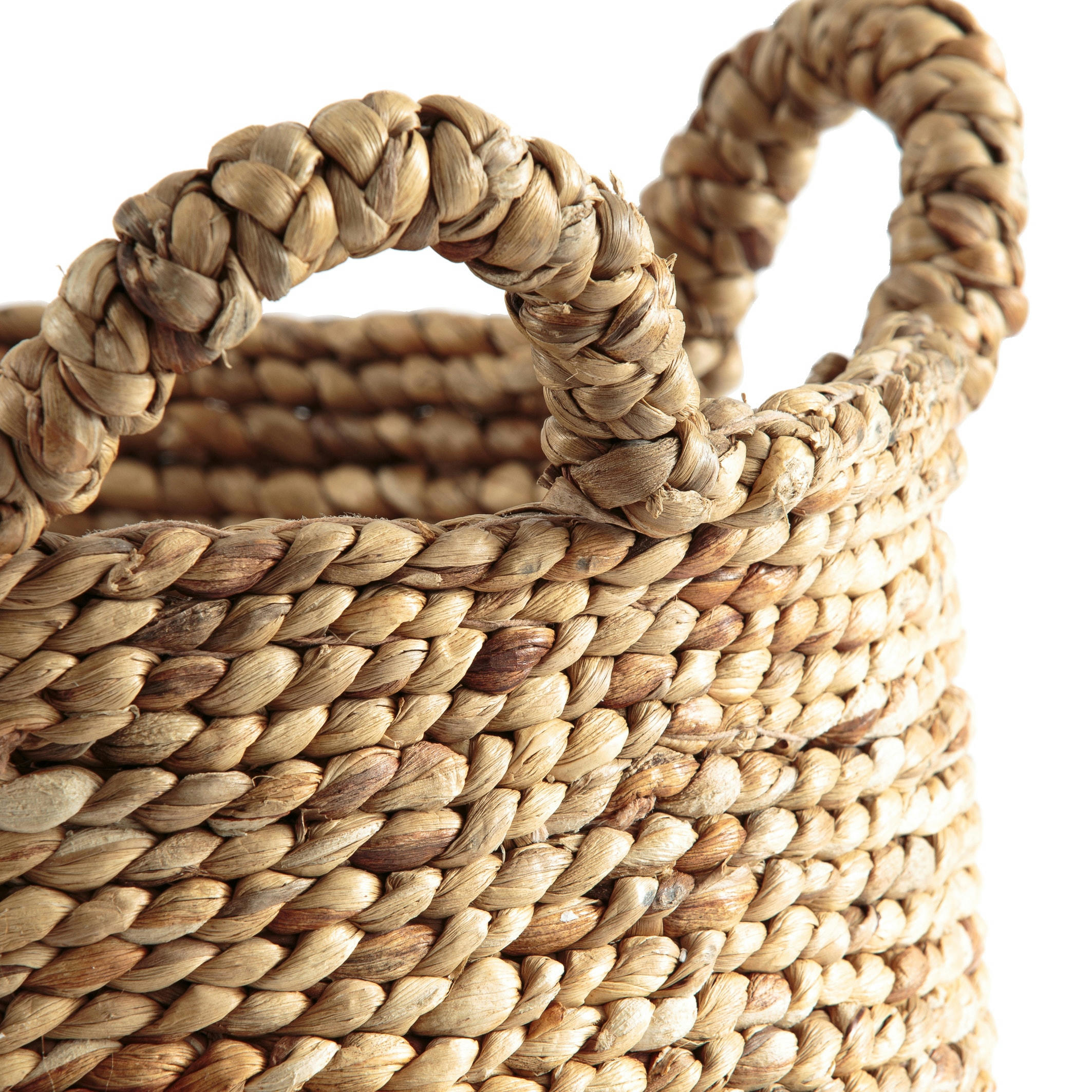 Panier tressé rond H55 cm, Raga