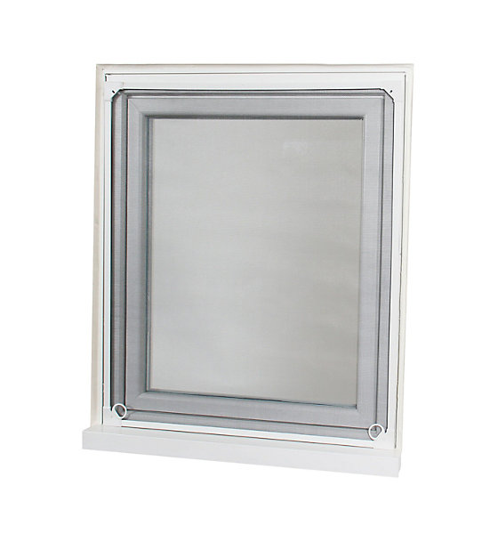 Moustiquaire cadre aimanté sans perçage - L130 x H160cm - Blanc