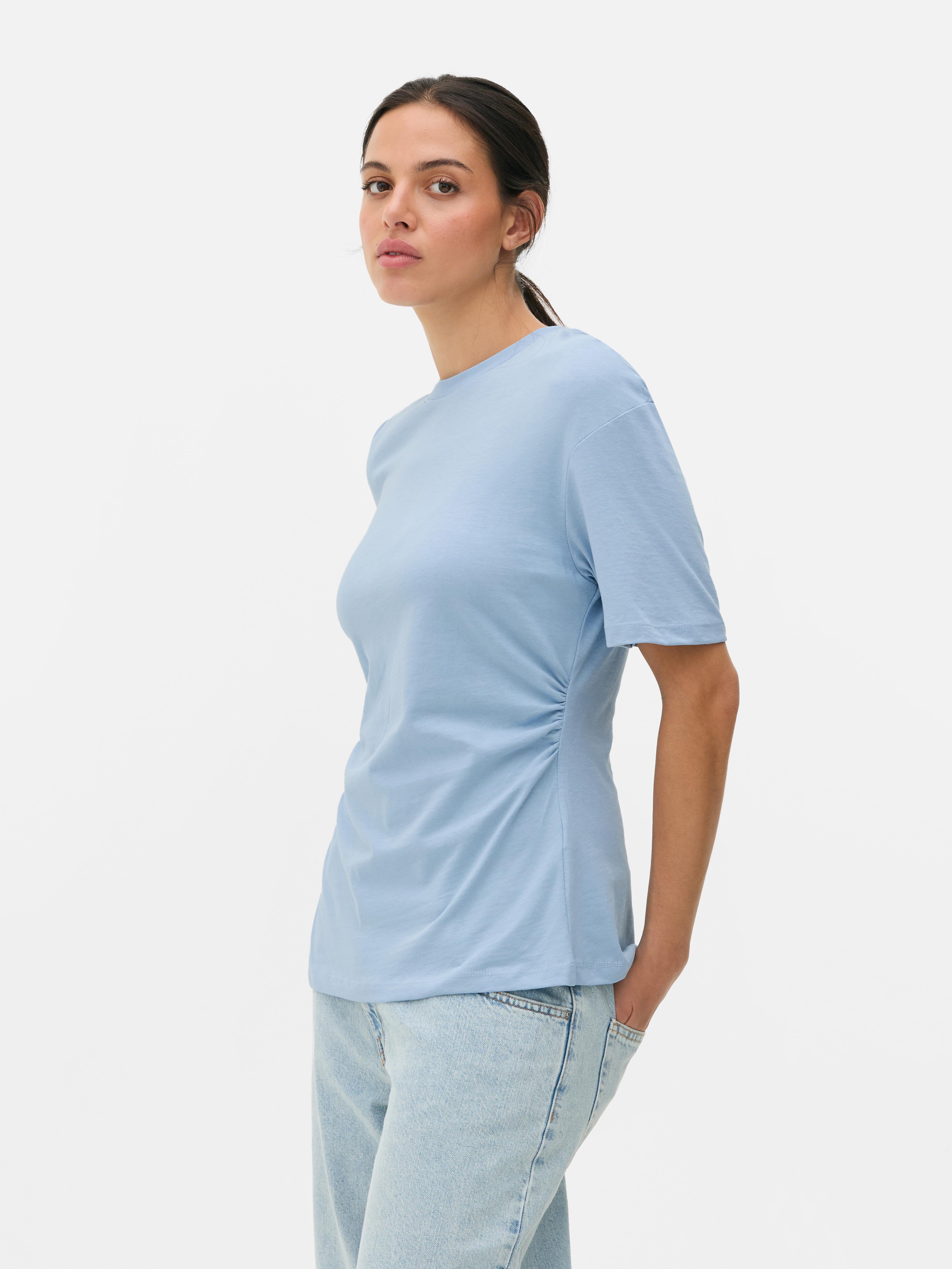 Crew Neck Cinched Tee