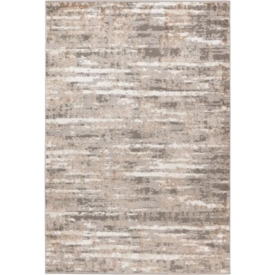 Lalee Vloerkleed Milas - Polyester - 80x150 cm zilver beige