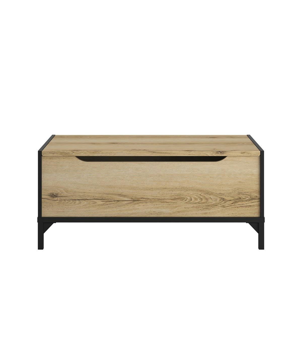 ESTEBAN - Table basse industrielle- L100 x H44 x P55 cm