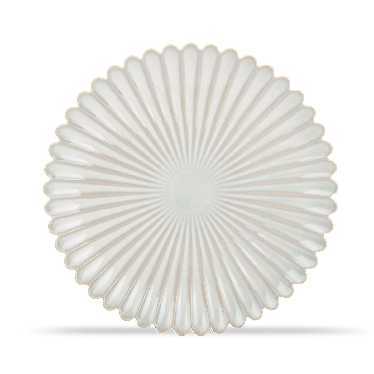 S|P Collection - Plat bord 25cm nuance white Lotus - Set van 4