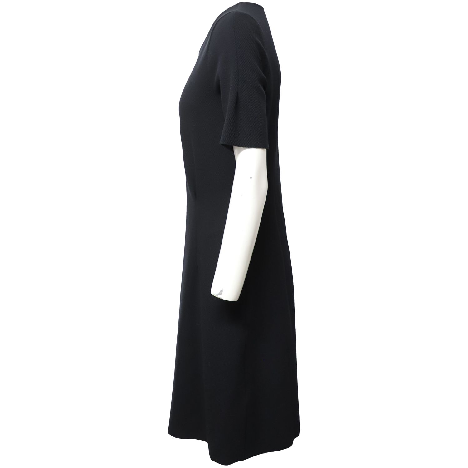 Maison Margiela Preloved MM6 T-Shirt Dress in Black Cotton