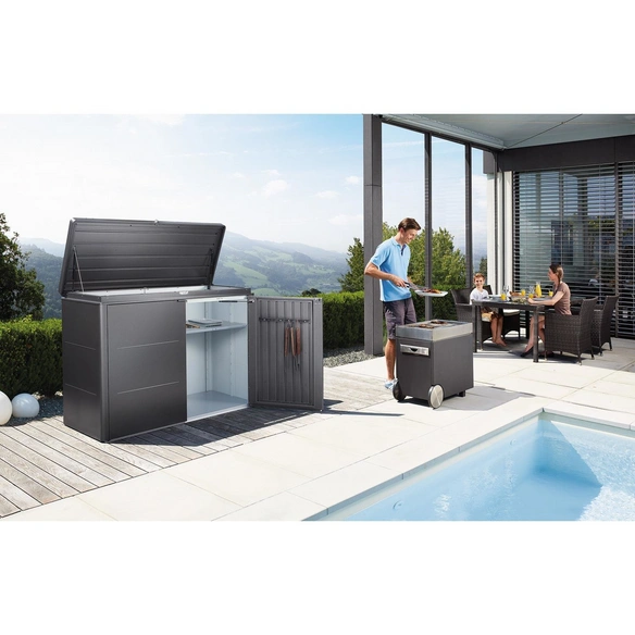 Gartenbox »HighBoard«, 160 x 118 x 70 cm (BxHxT), 1.150 Liter