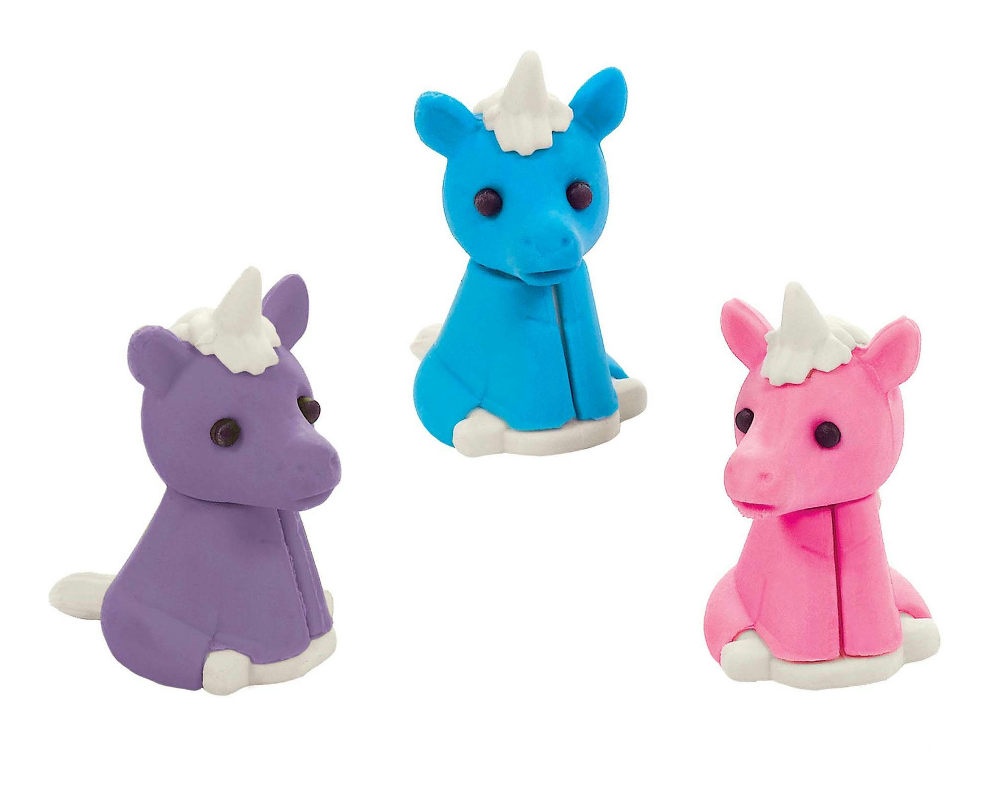 Unicorn Erasers, 12-pk