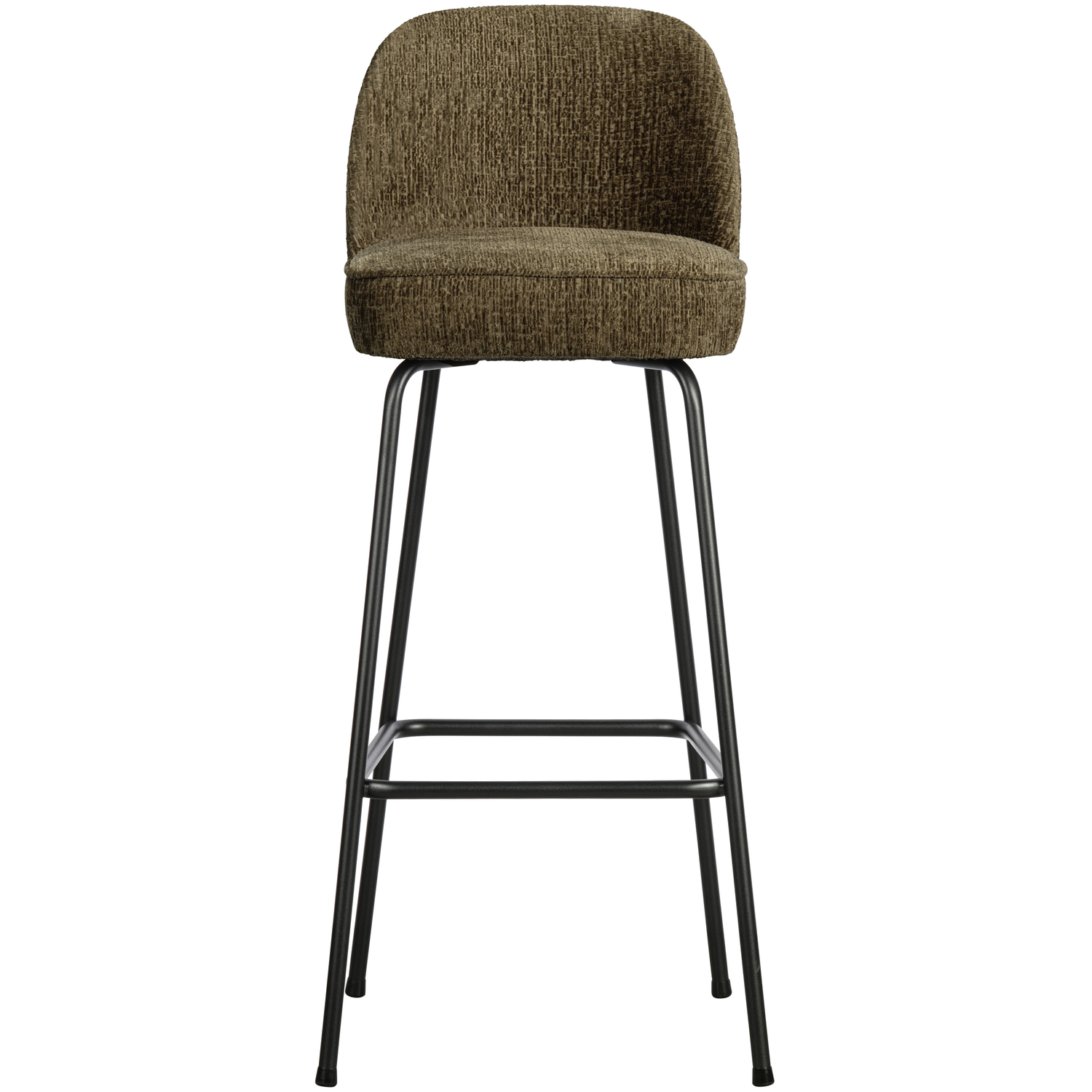 WOOOD barstoel Vogue - Structure Velvet - Bonsai - 103x50x55