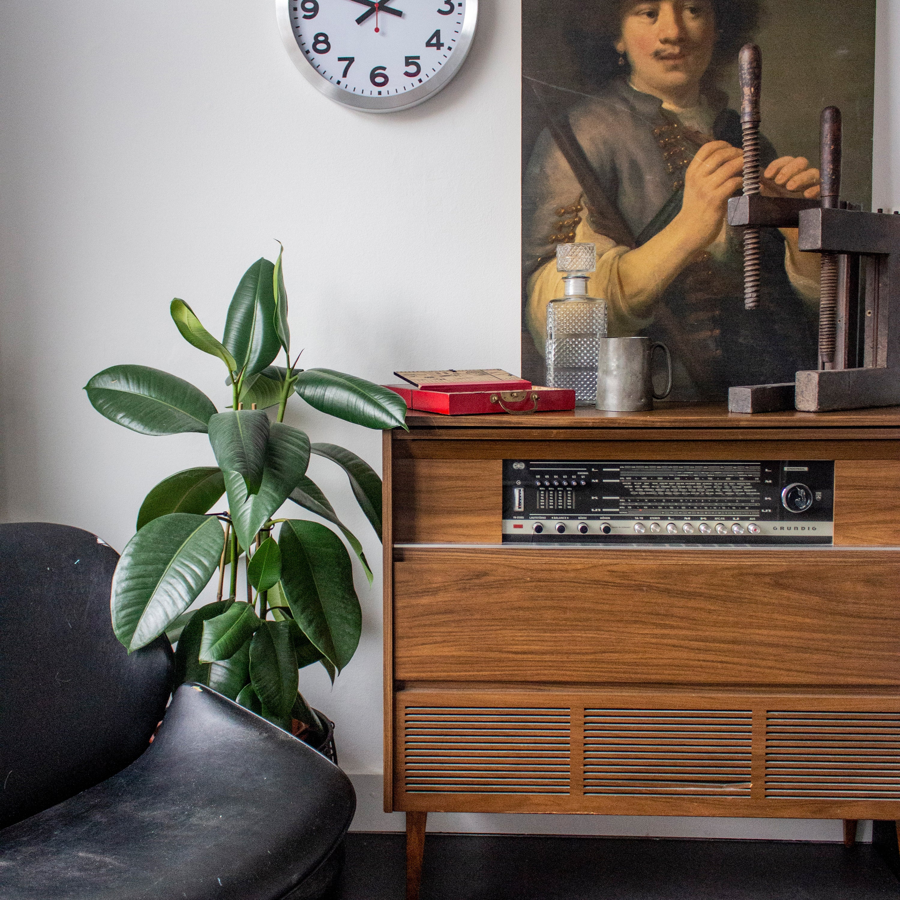 NeXtime Station Wandklok Ø 35 cm