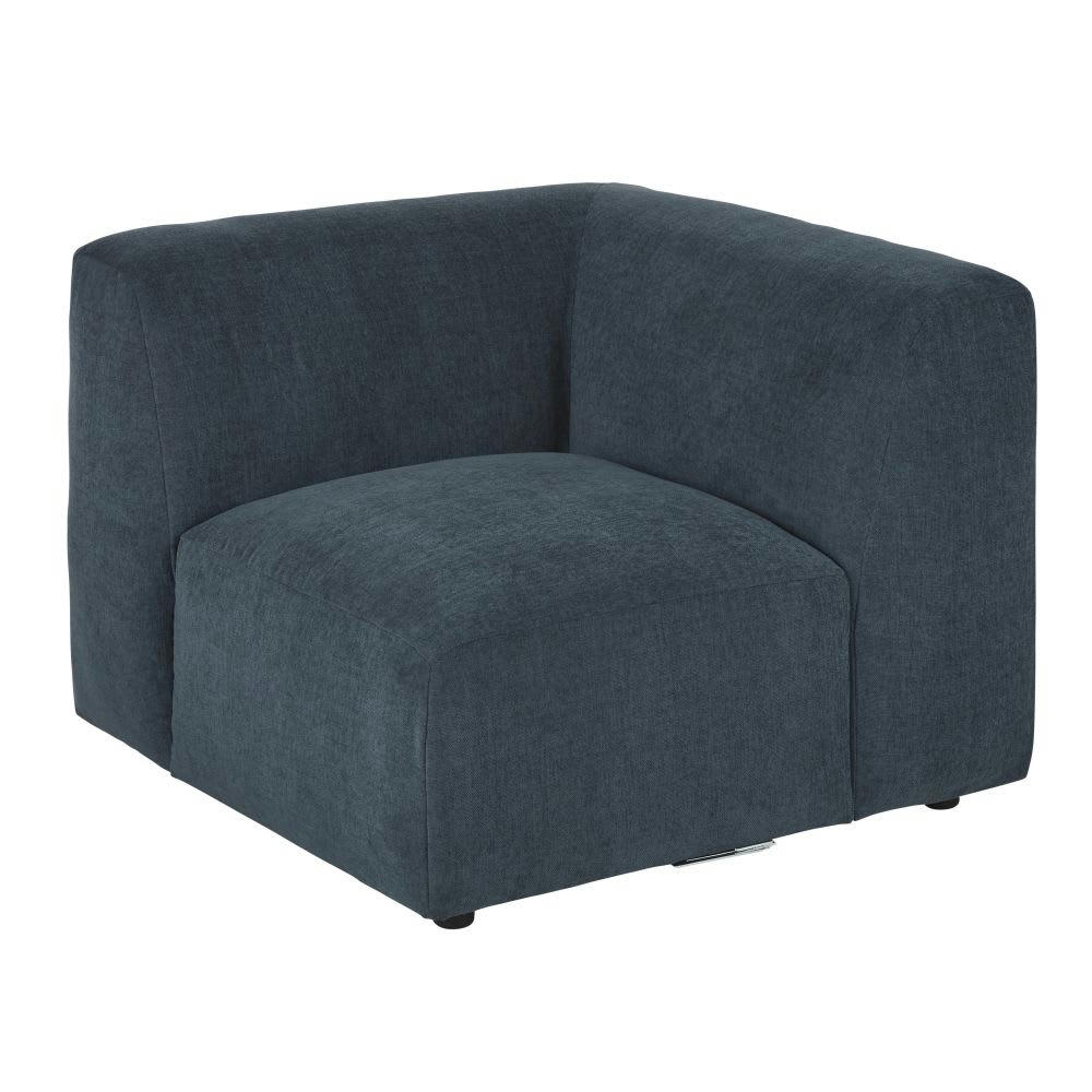 Buddy - Accoudoir droit pour canapé modulable bleu