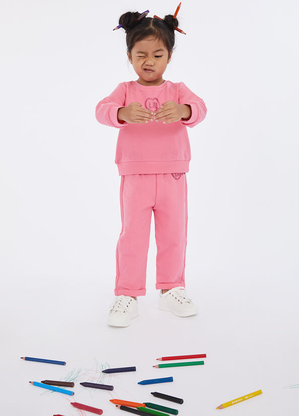 Pantaloni in felpa di cotone