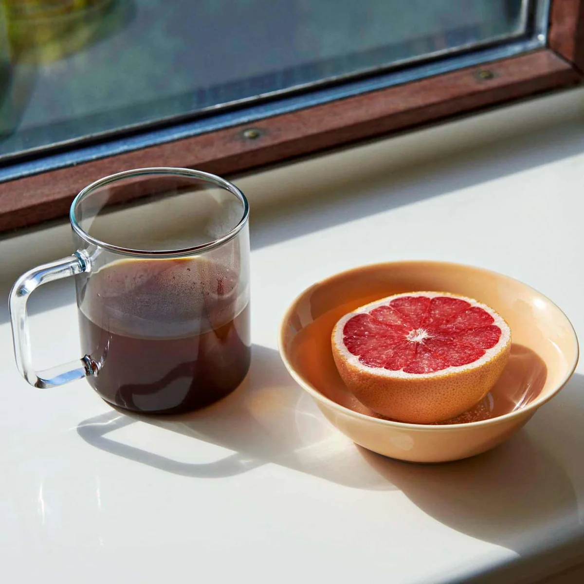 HAY - Glas Kaffeetasse, klar