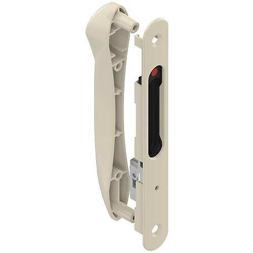Fermeture double à clé laqué brun RAL1247- LA CROISEE DS -DS6796-097