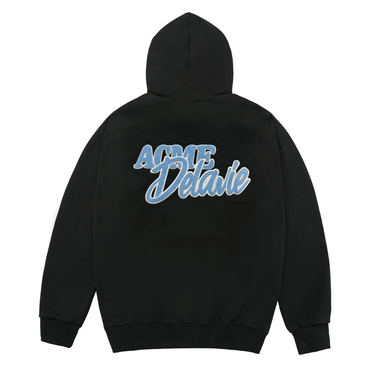 Round Script Boucle Logo Hoodie