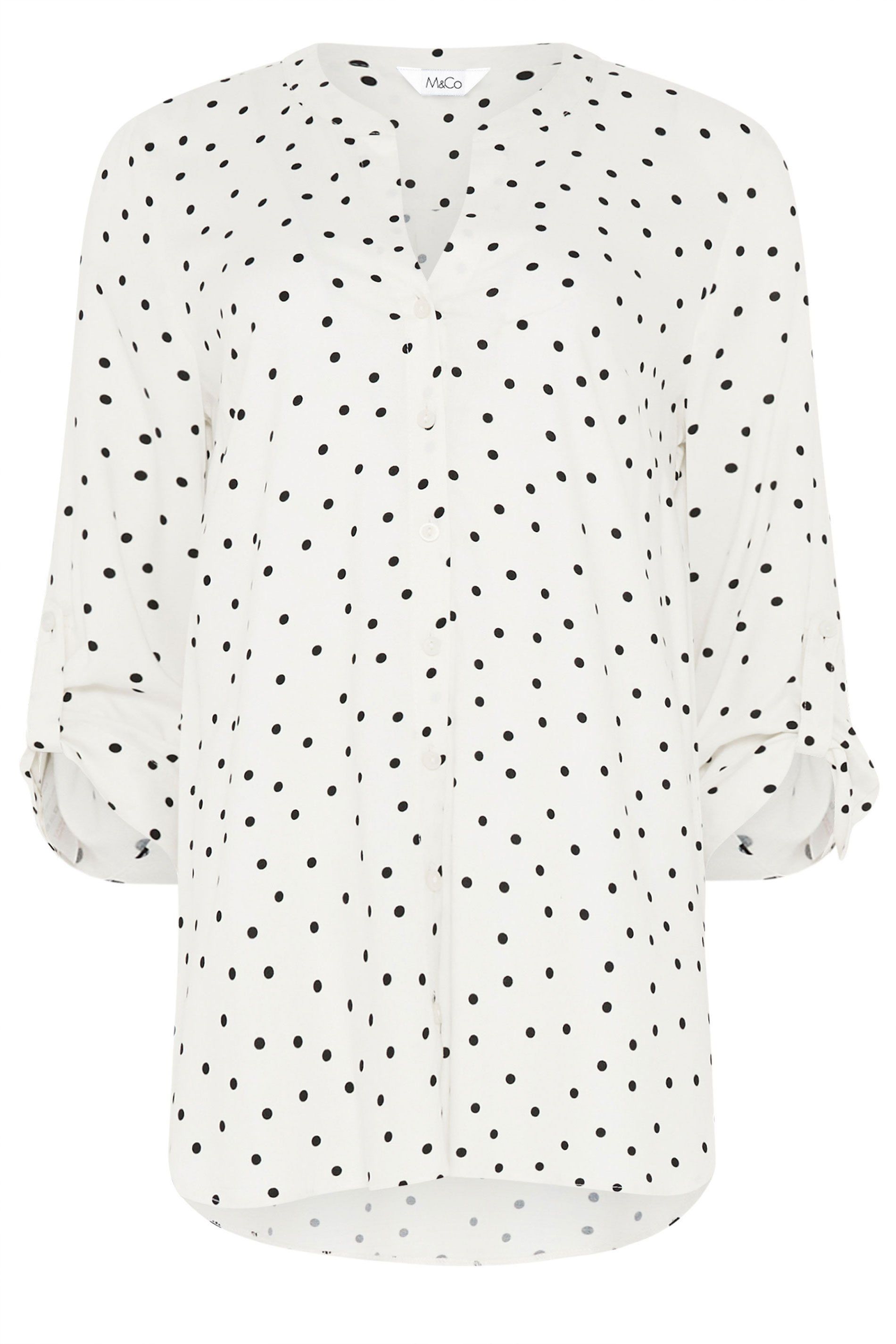 M&Co Polka Dot Shirt