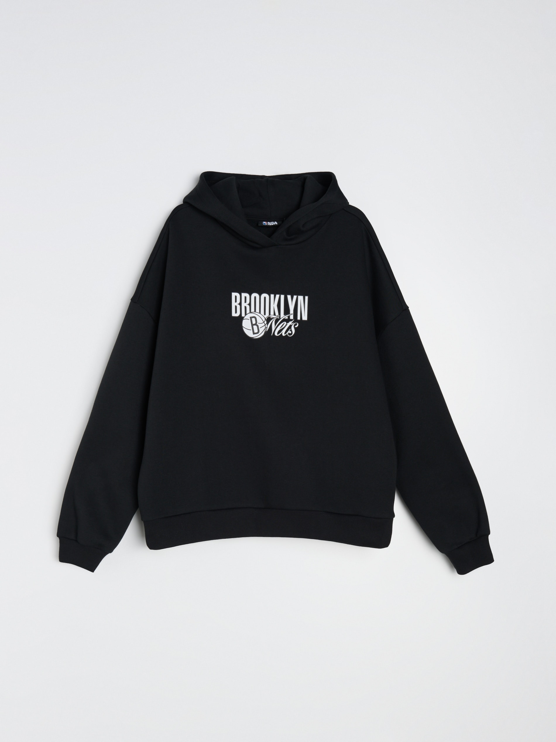 Bluza z kapturem z nadrukiem Brooklyn Nets NBA