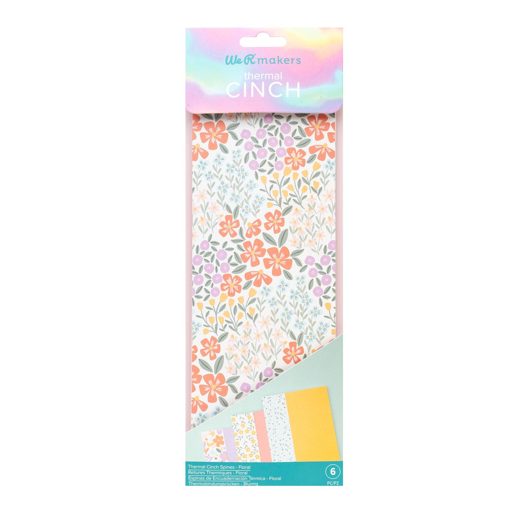 We R Makers Thermal Cinch Floral Spines 6 Pack