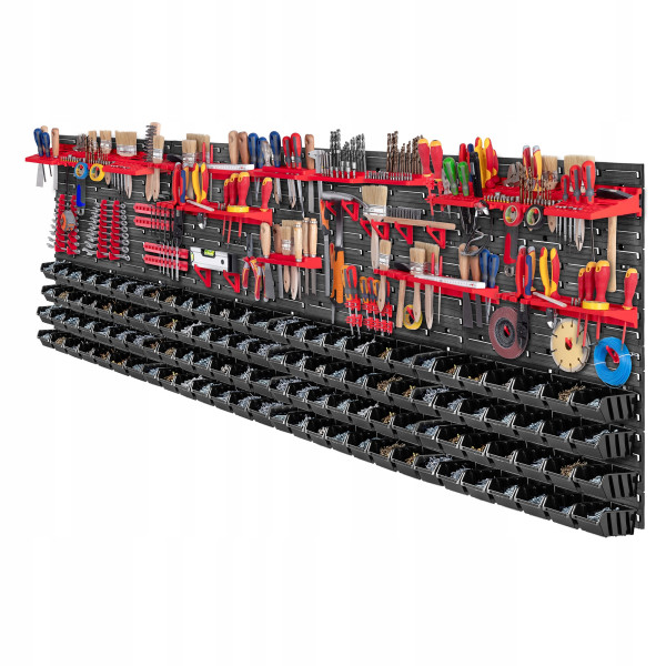 Kadax Tablica Warsztatowa Ścianka 232x78cm 162 el