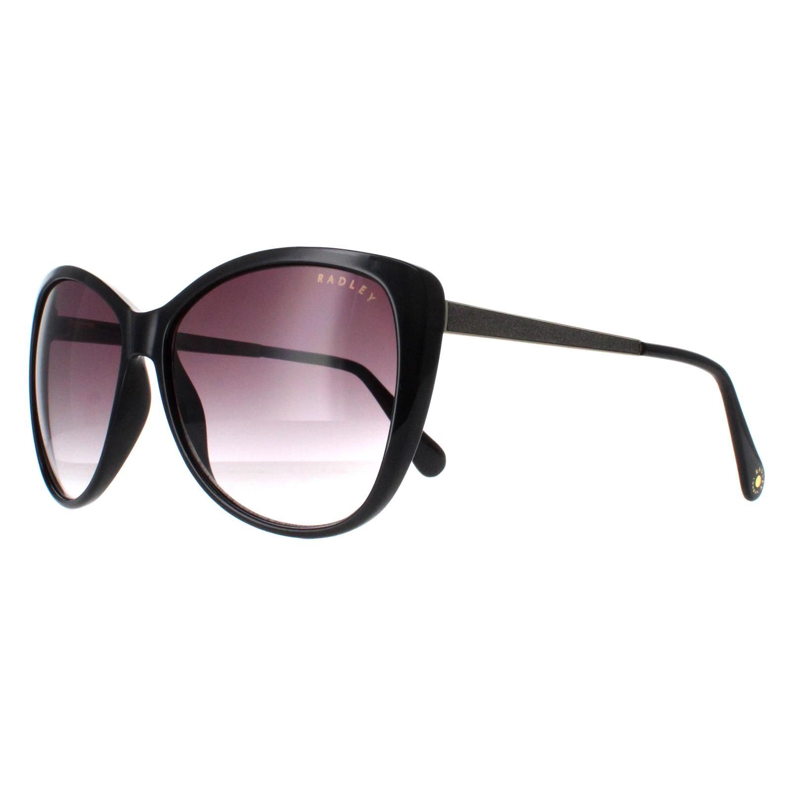 Radley Cat Eye Glossy Black Purple Gwyneth