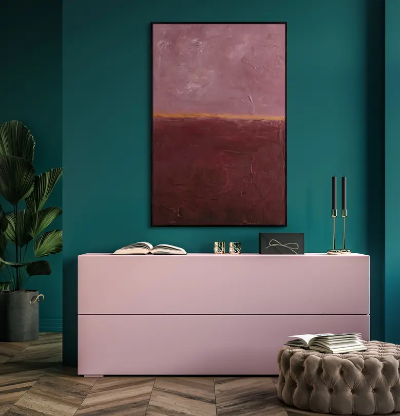 Bild mit Rahmen Design Painting