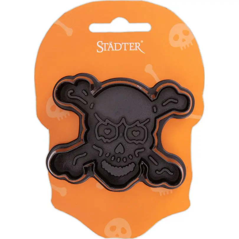 Ausstecher 10er-Set Totenkopf